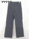 ◇ Ungrid アングリッド ストライプ パンツ サイズS ブラック レディース 【中古】