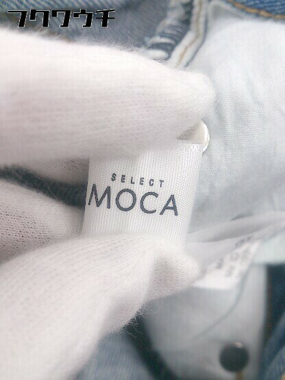 ◇ select MOCA セレクトモカ ウォッシュ加工 カットオフ ジーンズ デニム パンツ サイズM インディゴ レディース 【中古】