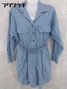 ◇ ◎ norma kamali ノーマカマリ 長袖 オールインワン ブルー レディース 【中古】