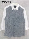 ◇ HARE ハレ 長袖 シャツ サイズM ホワイト グレー系 メンズ 【中古】