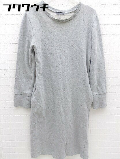 ◇ MURUA ムルーア 長袖 膝丈 ワンピース サイズF グレー レディース 【中古】