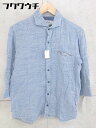 ◇ ◎ ブルーニーム BLEU NIMES 長袖 シャツ サイズL ブルー メンズ 【中古】