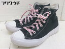 ◇ CONVERSE コンバース 32069831 ALL STAR LIGHT HI スニーカー シューズ サイズ23.5 ブラック レディース 【中古】