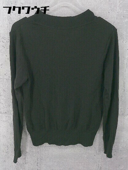 ◇ letroyes ルトロワ フランス製 ウール ニット 長袖 カーディガン サイズXS ダークブラウン系 レディース 【中古】
