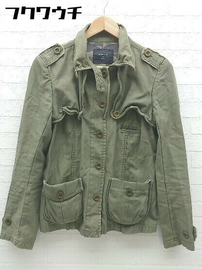 ◇ ◎ AS KNOW AS アズノゥアズ 長袖 ジャケット カーキ系 レディース 【中古】