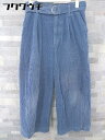 ◇ ◎ Simplicite シンプリシテェ コーデュロイ パンツ サイズS ネイビー レディース 【中古】