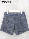◇ Rouge vif ルージュ ヴィフ ショート パンツ サイズ36 ネイビー レディース 【中古】