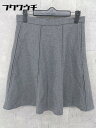 ◇ Unaca アナカ 膝丈 スカート サイズ38 グレー レディース 【中古】