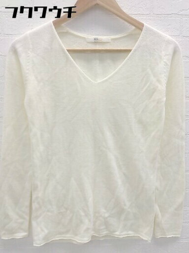 ◇ AZUL basic アズールベーシック AZUL BY MOUSSY 長袖 Vネック ニット セーター サイズXS アイボリー レディース 【中古】 ◇ AZUL basic アズールベーシック AZUL BY MOUSSY 長袖 Vネック ニット セーター サイズXS アイボリー レディース 【中古】