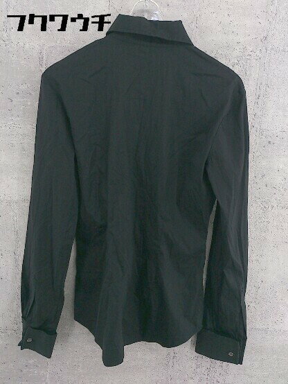 ◇ ◎ Theory セオリー シルク混 長袖 シャツ サイズ0 ブラック レディース 【中古】