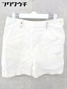 ◇ marie claire sport マリ クレール キュロット ショート パンツ サイズM ホワイト レディース 【中古】