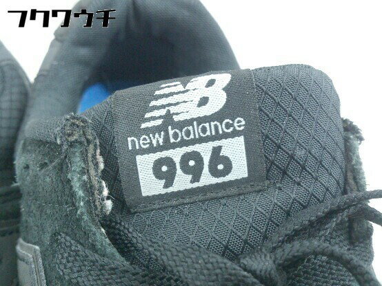 ◇ NEW BALANCE ニューバランス WR996SB スニーカー シューズ サイズ24 ブラック ブルー レディース 【中古】