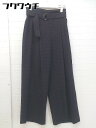 ◇ ◎ SLOBE IENA スローブ イエナ ウエストベルト付き チェック パンツ サイズ36 レッド系 レディース 【中古】
