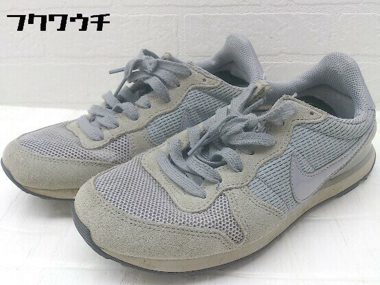 ◇ NIKE ナイキ 828407-004 INTERNATIONALIST インターナショナリスト スニーカー サイズ24.5cm グレー レディース 【中古】