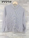 ◇ ◎ BEAMS ビームス ストライプ 長袖 シャツ サイズS ブルーホワイト メンズ 【中古】