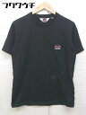 ◇ BEN DAVIS ベンデイビス プリント 半袖 Tシャツ カットソー サイズM ブラック メンズ 【中古】