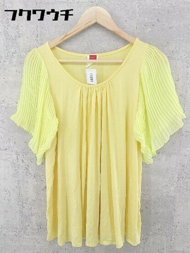 ◇ DOUBLE STANDARD CLOTHING ダブルスタンダードクロージング 半袖 チュニック イエロー * 1002800198481 【中古】 ◇ DOUBLE STANDARD CLOTHING ダブルスタンダードクロージング 半袖 チュニック イエロー * 1002800198481 【中古】