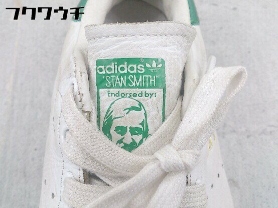 ◇ adidas アディダス S75074 STAN SMITH スタンスミス スニーカー シューズ 23cm ホワイト グリーン レディース 【中古】