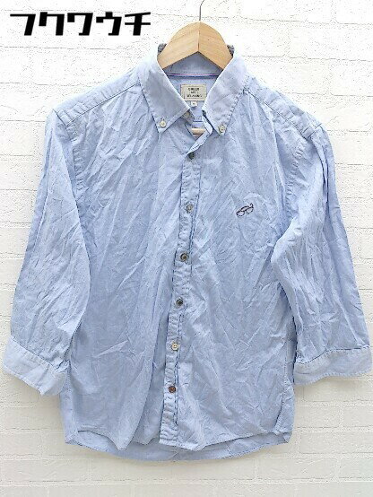 ◇ ◎ green label relaxing UNITED ARROWS ボタンダウン BD 長袖 シャツ サイズM ブルー メンズ 【中古】