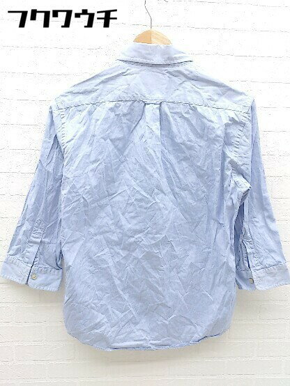 ◇ ◎ green label relaxing UNITED ARROWS ボタンダウン BD 長袖 シャツ サイズM ブルー メンズ 【中古】