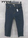 ◇ PLST プラステ デニム ジーンズ パンツ サイズ22 ネイビー レディース 【中古】