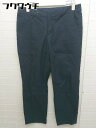 ◇ green label relaxing グリーンレーベル UNITED ARROWS クロップド パンツ サイズ40 ネイビー レディース 【中古】