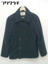 ■ RUCCHE 長袖 P コート サイズL ネイビー メンズ 【中古】