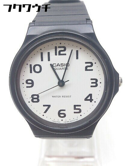 ◇ CASIO カシオ クォーツ式 3針 アナログ 動作未確認 腕時計 ウォッチ ブラック レディース 【中古】のサムネイル