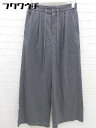 ◇ BAYFLOW ベイフロー ワイド パンツ サイズ2 ダークグレー レディース 【中古】