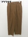 ◇ SLOBE IENA スローブ イエナ ストレートパンツ サイズ40 ブラウン レディース 【中古】