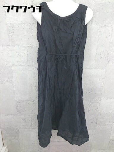 ◇ ◎ URBAN RESEARCH アーバンリサーチ ノースリーブ 膝丈 ワンピース FREE ブラック レディース 【中古】 ◇ ◎ URBAN RESEARCH アーバンリサーチ ノースリーブ 膝丈 ワンピース FREE ブラック レディース 【中古】
