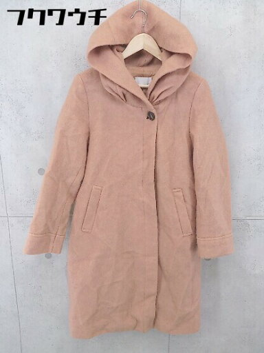 ■ INDEX インデックス フード付き 長袖 P コート サイズL オレンジ レディース 【中古】 ■ INDEX インデックス フード付き 長袖 P コート サイズL オレンジ レディース 【中古】