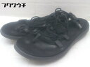 ◇ Teva テバ サンダル サイズ7 ブラック レディース 【中古】