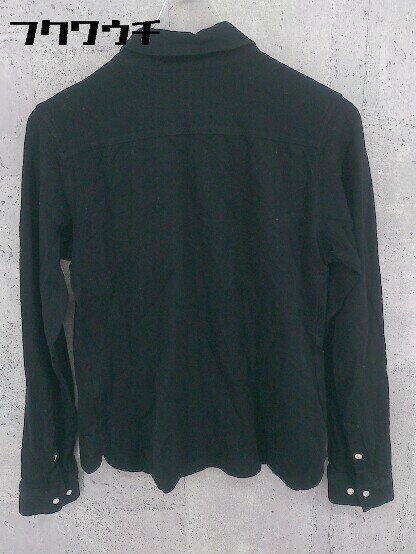 ◇ pearly gates パーリーゲイツ ボタンダウン BD 長袖 ポロシャツ サイズ1 ブラック レディース 【中古】