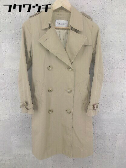 ◇ BEAUTY & YOUTH ビューティアンドユース UNITED ARROWS コットン 長袖 トレンチコート サイズS ベージュ系 レディース 【中古】