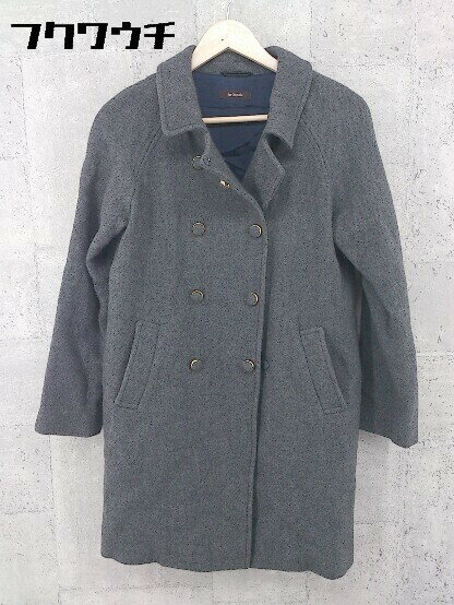 ■ heliopole エリオポール 長袖 コート グレー レディース 【中古】