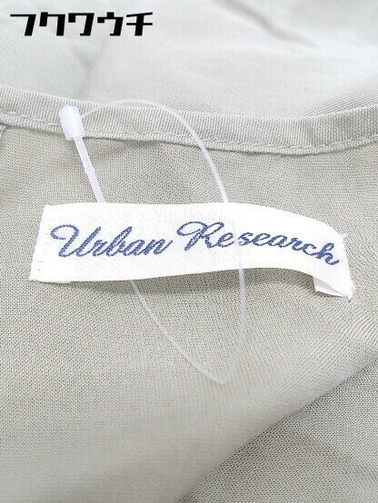 ◇ URBAN RESEARCH アーバンリサーチ フレンチスリーブ 膝下丈 ワンピース サイズF グリーン系 レディース 【中古】
