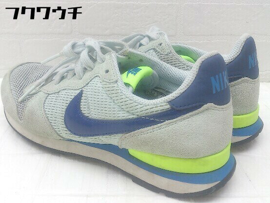 ◇ NIKE ナイキ INTERNATIONALIST 828407-404 スニーカー シューズ サイズ24cm ライトブルー系 レディース 【中古】