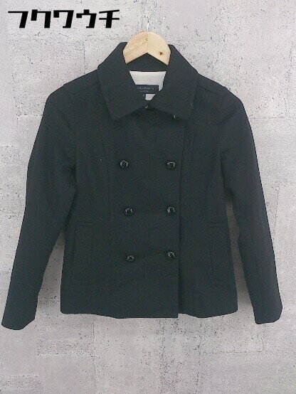 ■ Spick and Span スピックアンドスパン 長袖 P コート サイズ36 ブラック レディース 【中古】
