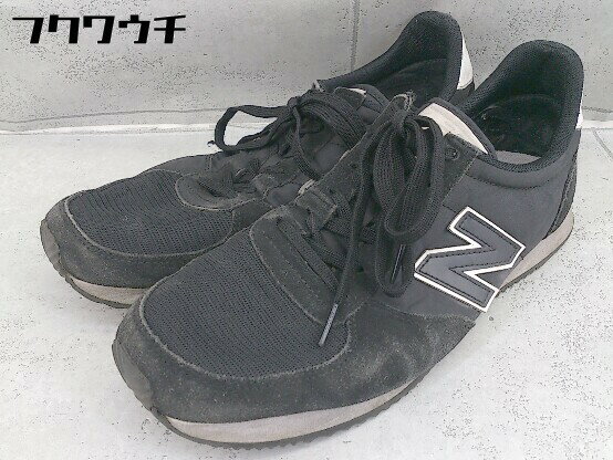 ◇ NEW BALANCE ニューバランス D U220FI スニーカー シューズ サイズ28cm ブラック メンズ 【中古】