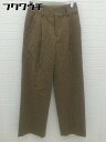 ◇ ADAM ET ROPE アダムエロペ パンツ サイズ38 ブラウン系 レディース 【中古】