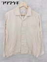 ◇ ◎ URBAN RESEARCH ROSSO ロッソ 長袖 シャツ サイズM ベージュ メンズ 【中古】