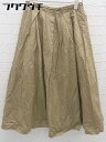◇ merlot メルロー ロング スカート ベージュ レディース 【中古】