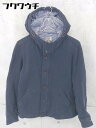 ◇ green label relaxing グリーンレーベル UNITED ARROWS ジップアップ 長袖 パーカー サイズS ネイビー メンズ 【中古】