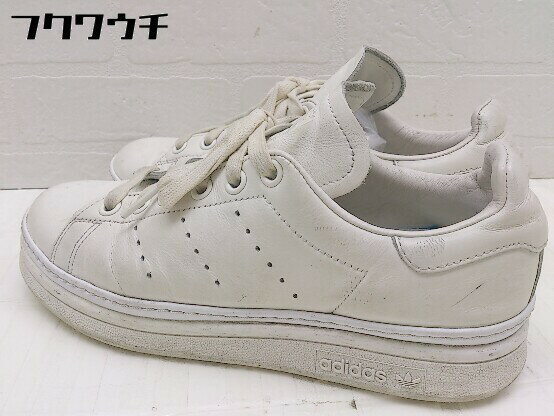 ◇ adidas アディダス AQ1087 Stan Smith New Bold スニーカー シューズ サイズ22.5cm ホワイト レディース 【中古】