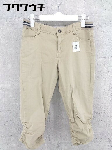 ◇ THE SHOP TK ザ ショップ ティーケー 七分丈 サブリナ パンツ サイズM ベージュ レディース 【中古】 ◇ THE SHOP TK ザ ショップ ティーケー 七分丈 サブリナ パンツ サイズM ベージュ レディース 【中古】
