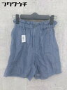 ◇ IENA イエナ リネン混 ショートパンツ サイズ36 ネイビー レディース 【中古】
