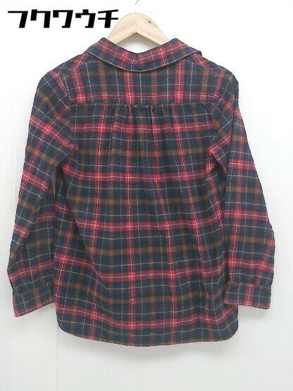 ◇ URBAN RESEARCH アーバンリサーチ チェック 長袖 シャツ カットソー サイズONE レッド ネイビー マルチ レディース 【中古】