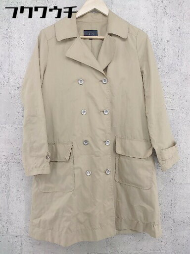 ◇ ◎ SHIPS シップス ベルト付 長袖 コート サイズM ベージュ レディース 【中古】 ◇ ◎ SHIPS シップス ベルト付 長袖 コート サイズM ベージュ レディース 【中古】