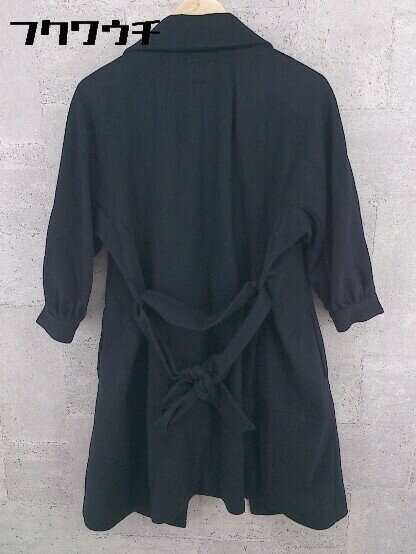 ◇ FORDMILLS フォードミルズ 長袖 ロングウールコート サイズ38 ネイビー レディース 【中古】